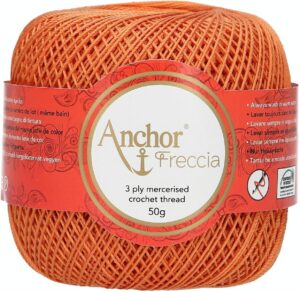 hilo anchor freccia naranja frivolite