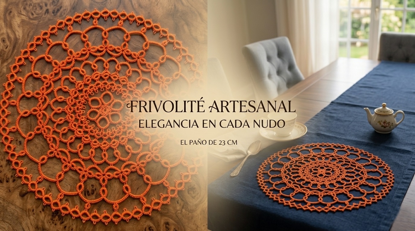 patrón de frivolite para principiantes